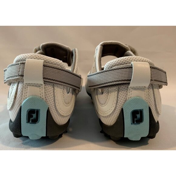 Footjoy LoPro Collection Womens 6M Soft Spike Golf Shoes White Leather Mesh - Picture 4 of 16